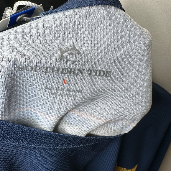 Southern Tide Skipjack Deep Sea Long Sleeve Graphic T Shirt Men Size L - Picture 6 of 16